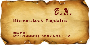 Bienenstock Magdolna névjegykártya